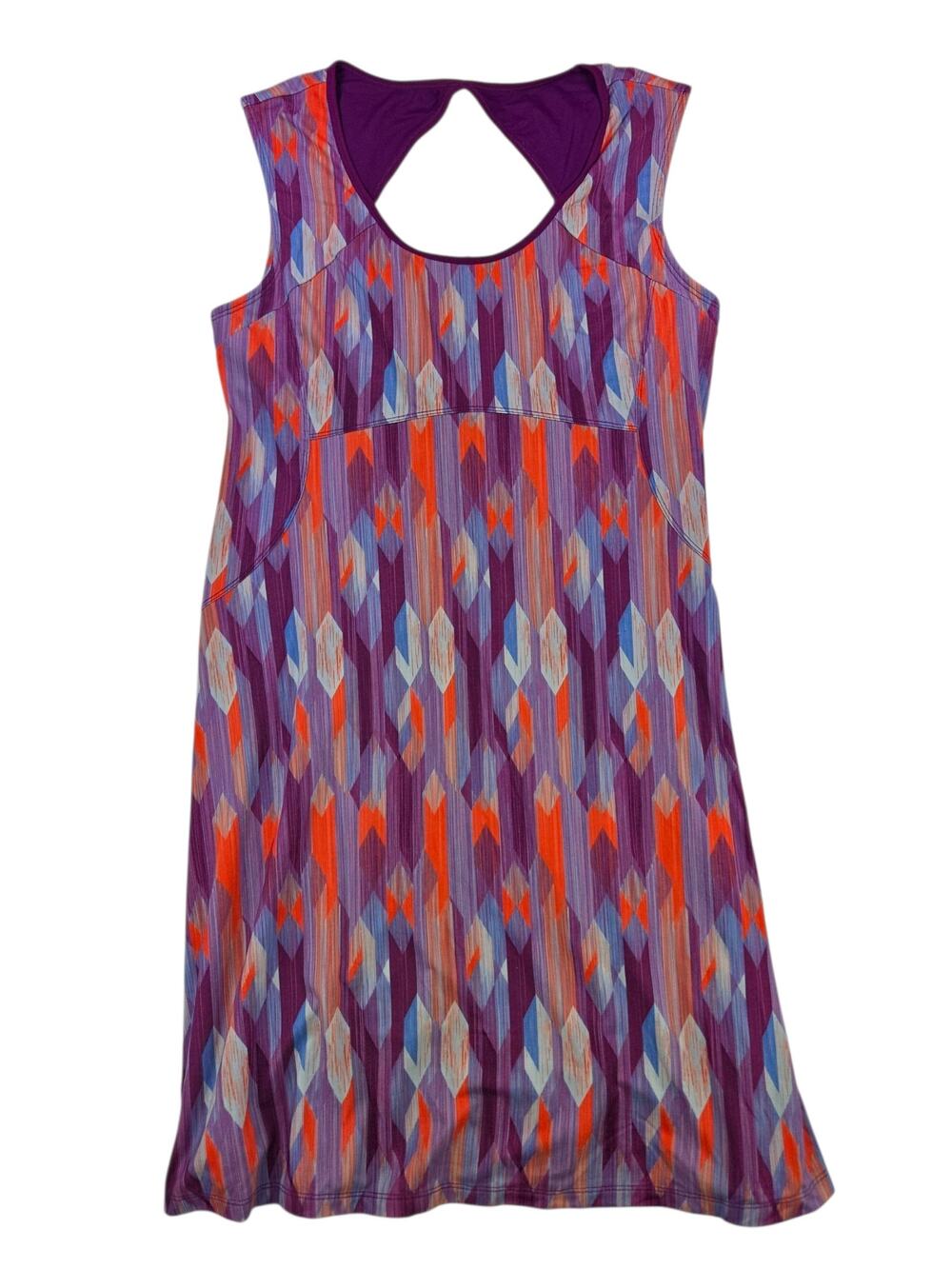 PrAna | Calico Athletic Dress in Grapevine Gemstone Print | Size XL